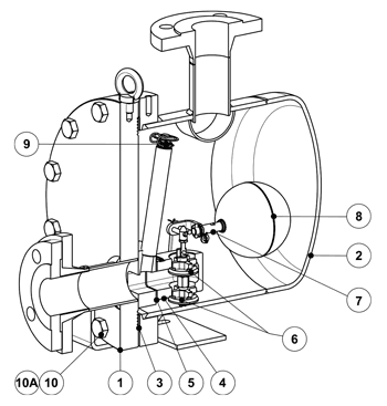Конструкция конденсатоотводчика FLT50S